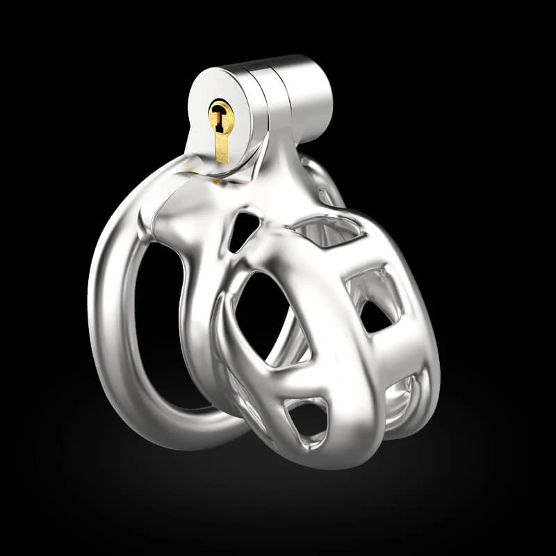 Stainless Steel Cobra Chastity Cage
