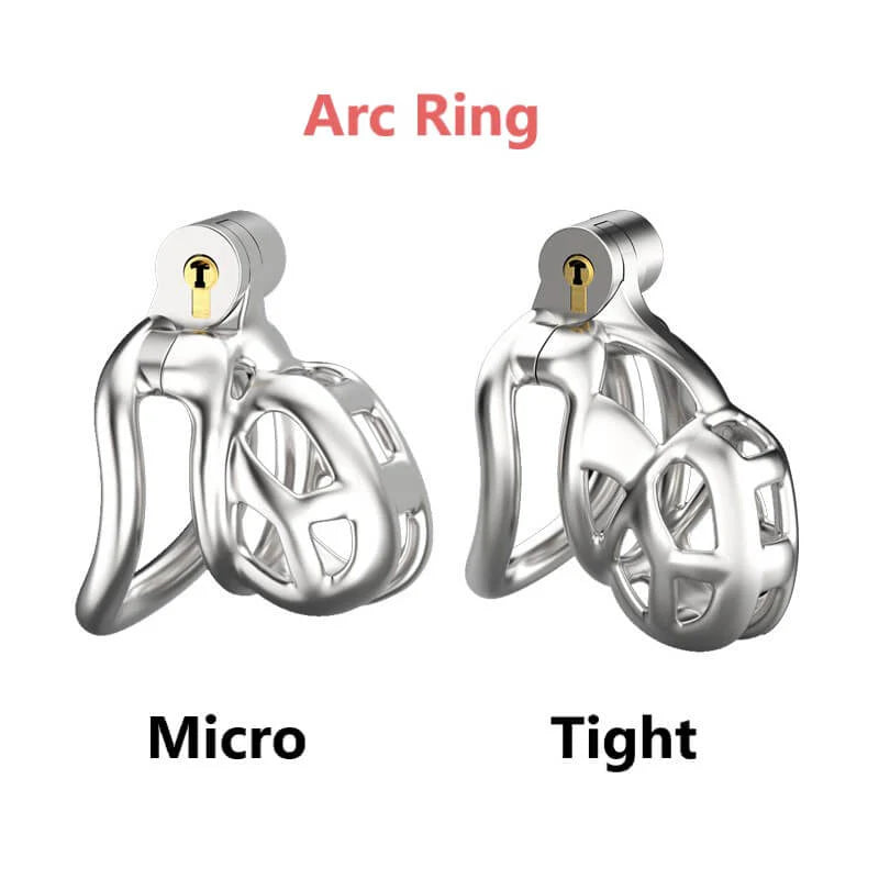 Stainless Steel Cobra Chastity Cage