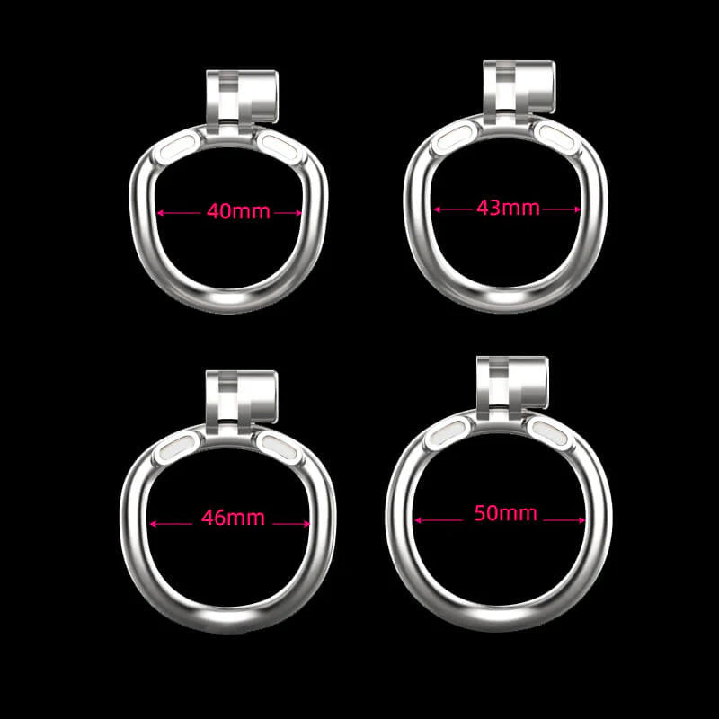 Stainless Steel Cobra Chastity Cage