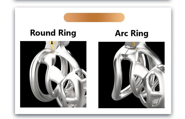 Stainless Steel Cobra Chastity Cage