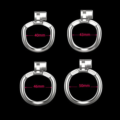 Stainless Steel Cobra Chastity Cage